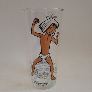 VINTAGE 1966 Jungle Book Glass Mowgli Walt Disney Productions Rudyard Kipling